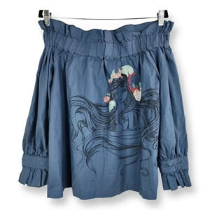 Disney Parks Ariel Little Mermaid Off the Shoulder Women’s Top Size Small